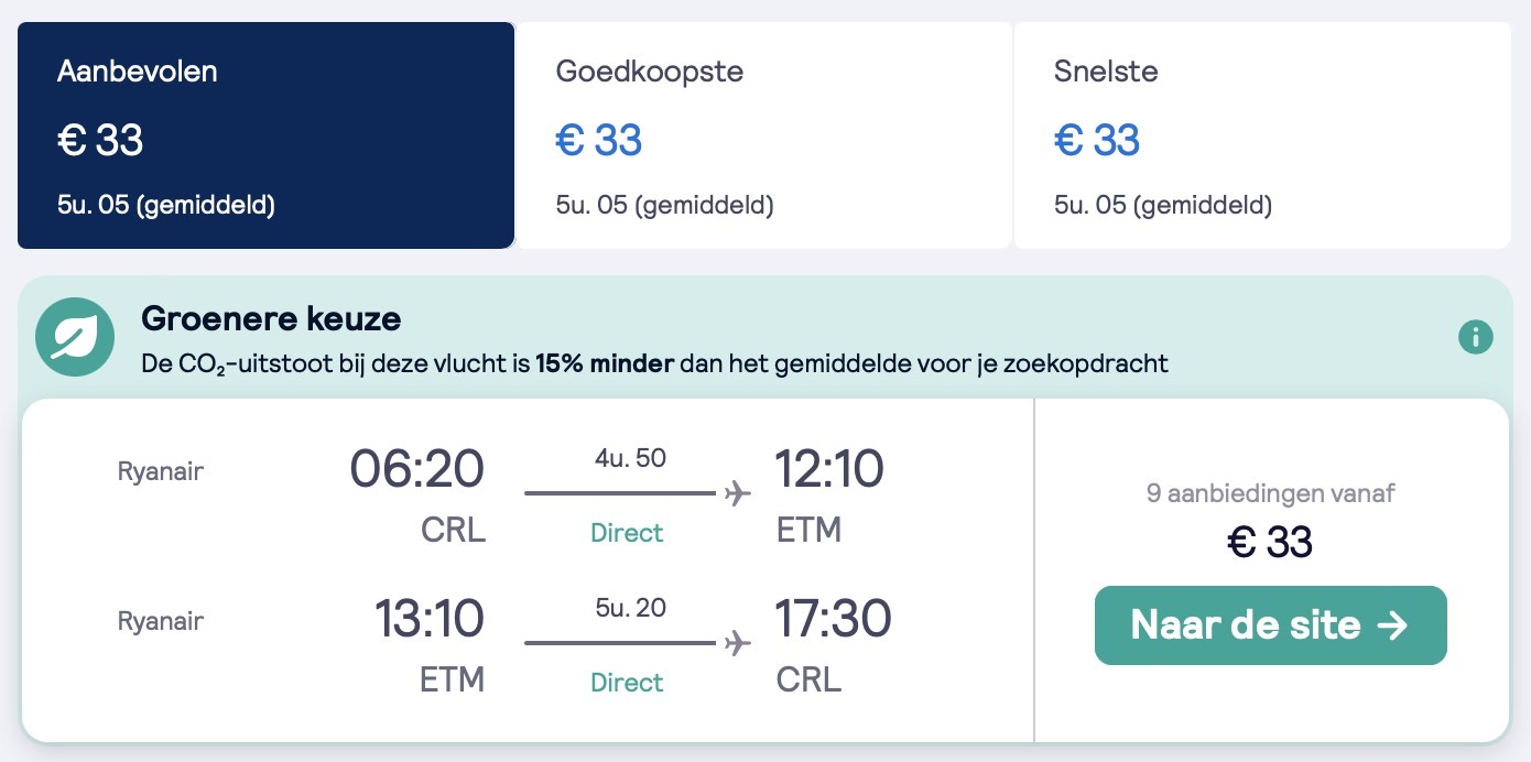 Eilat, Isra&euml;l voor &euro;33 retour