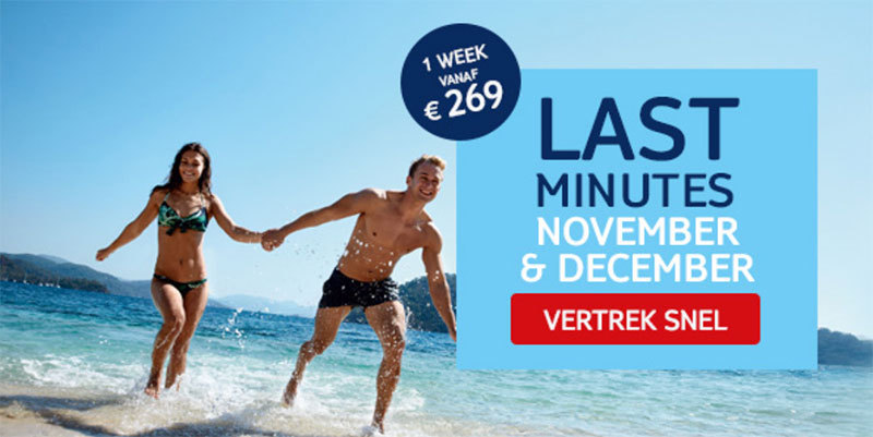 TUI Last-minutes met hotel vanaf €229 voor 1 week!